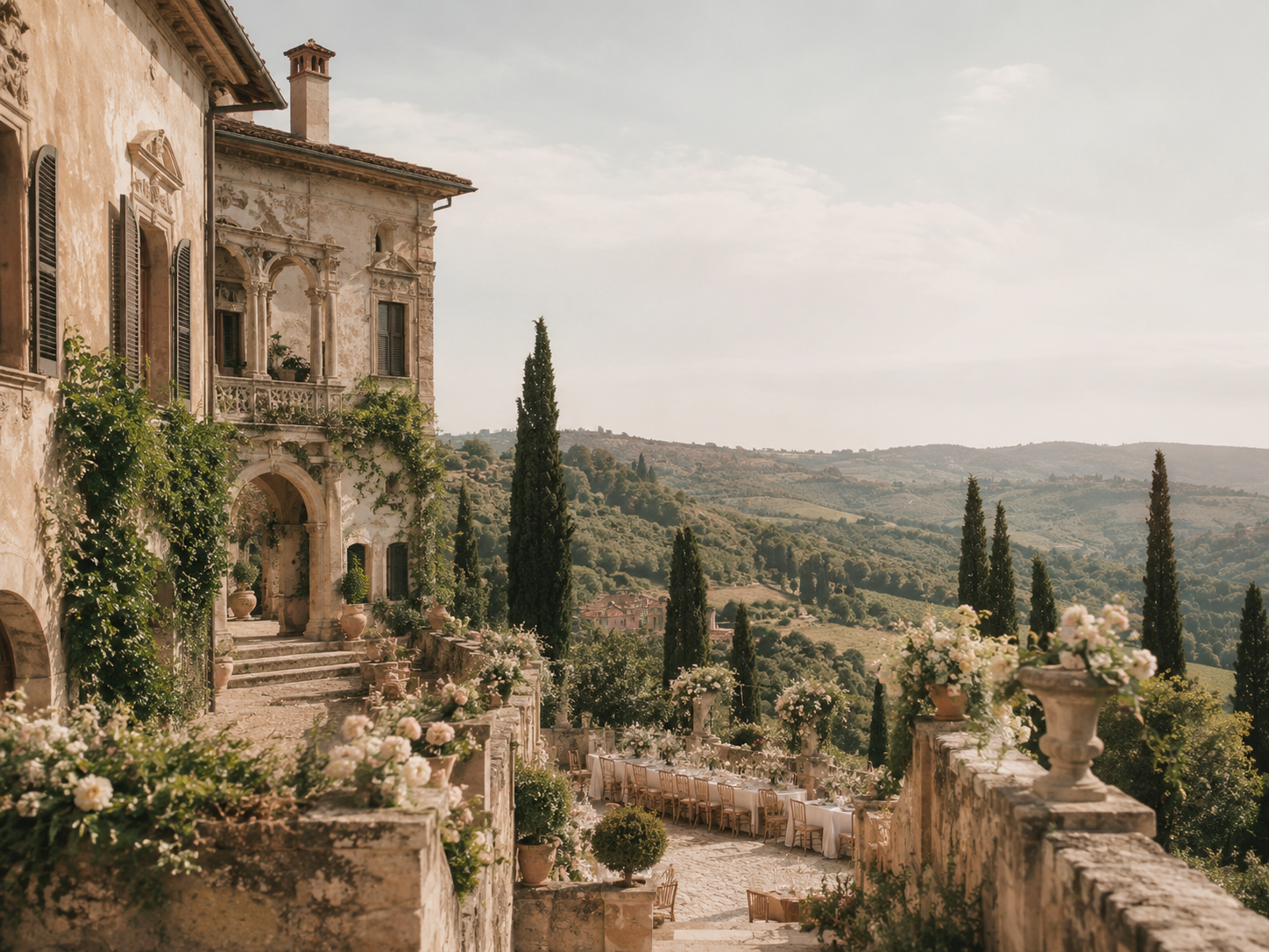 Old world villa in the hills